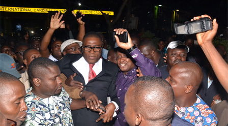 Olivier Bocco de retour hier à Cotonou